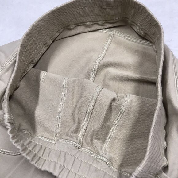 LULULEMON Jogger Pants Men M (32x26) Light Camel Tan AT EASE Cuffed Non Drawstr - Picture 5 of 12